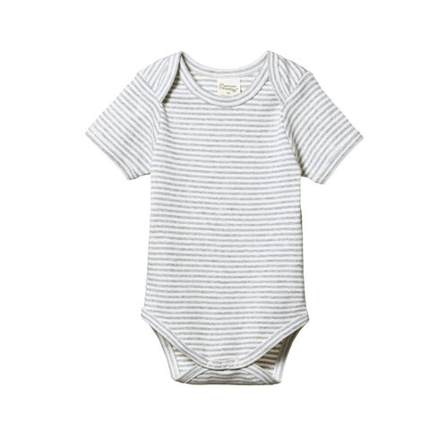 Nature Baby Organic Cotton S/S Bodysuit